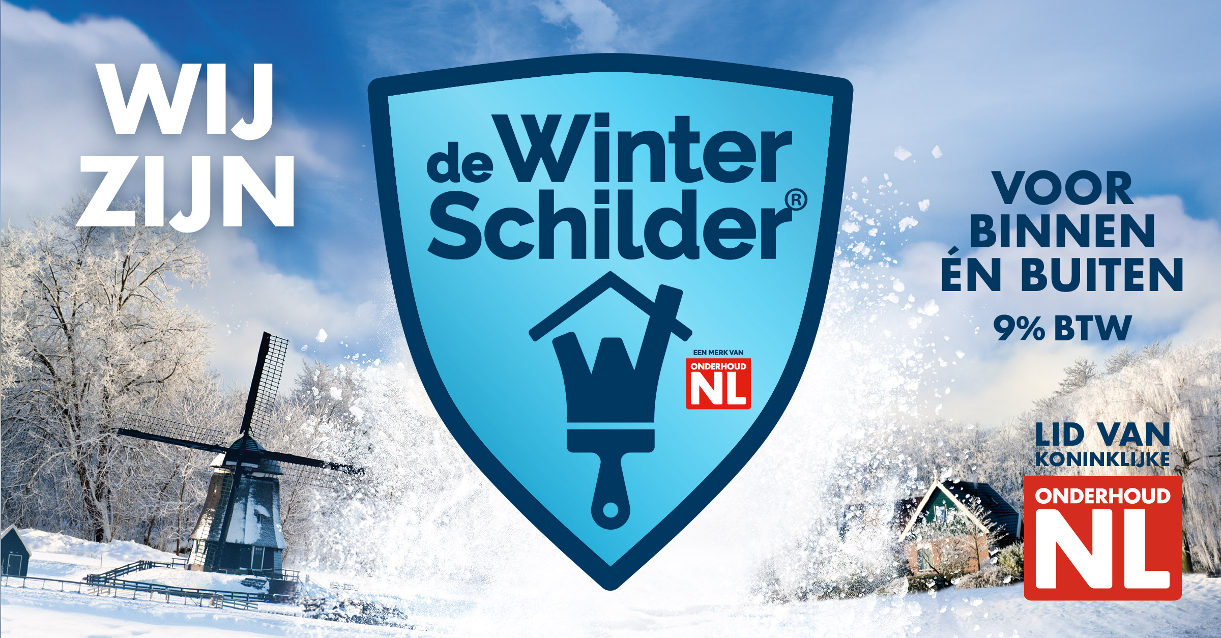 Officiële logo van de Winterschilder - OnderhoudNL
